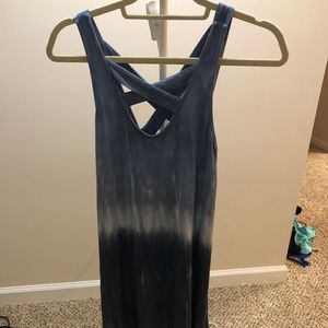 Blue ombre summer dress